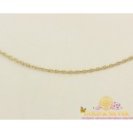 Золотая цепь плетение якорь лимонное золото 60102104044  , Gold & Silver Gold & Silver, Украина